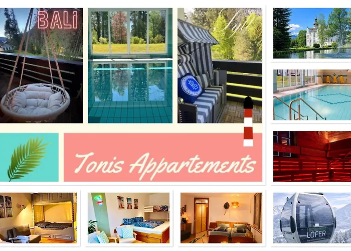 Tonis Appartements Lofer - Maui Ferienwohnung Mit Pool & Bergblick Sankt Martin bei Lofer zdjęcie